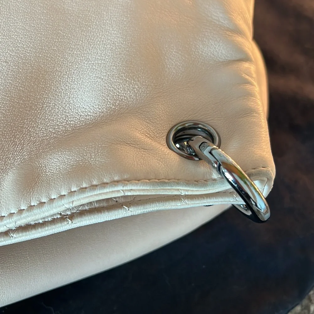 CHANEL lambskin beige